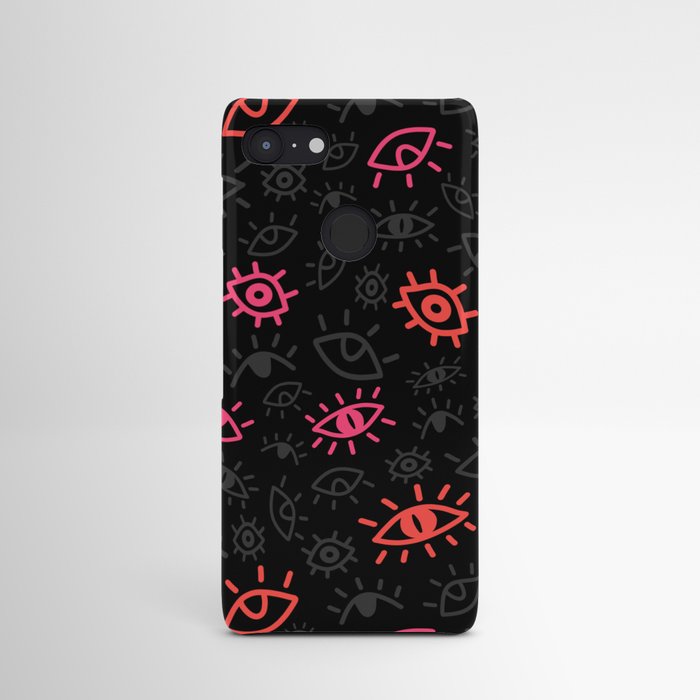 spooky eyes Android Case
