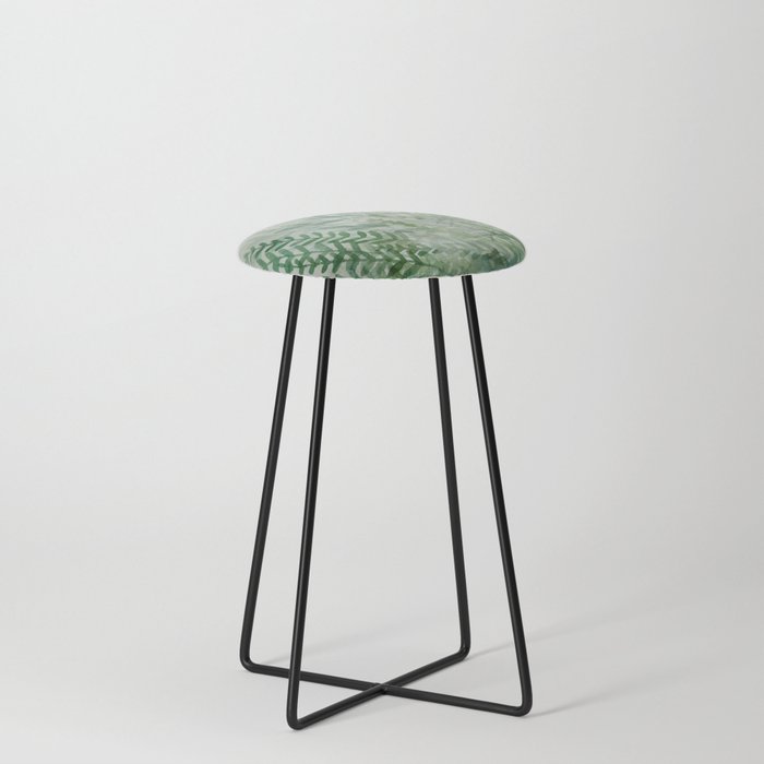 Ferns and Fog Counter Stool