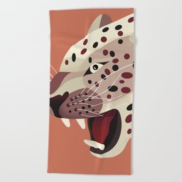 Leopard - wildlife  Beach Towel