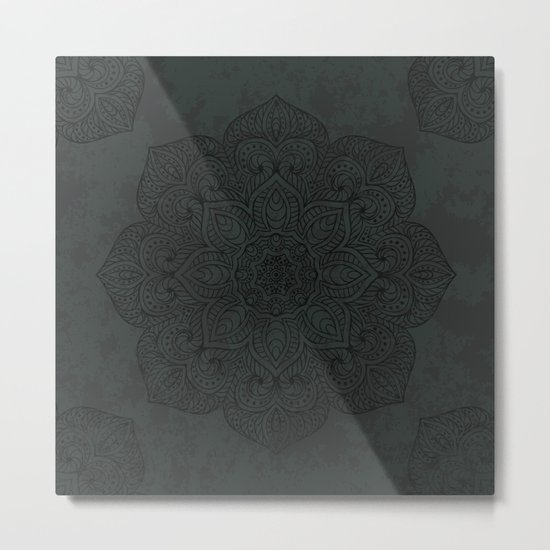 Vintage Mandala Metal Print