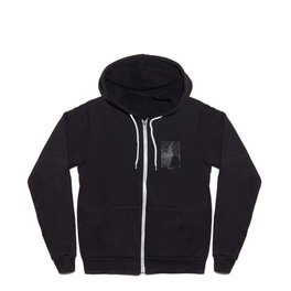 Mobile White Map Zip Hoodie