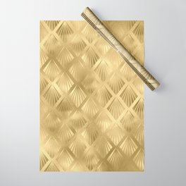 Pattern Gold Wrapping Paper