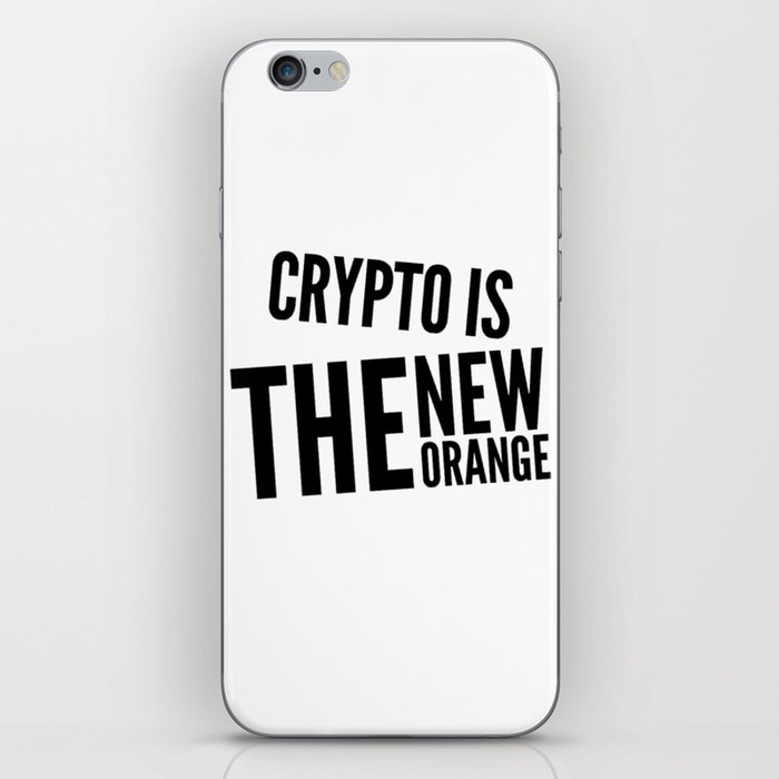 Crypto is the new orange iPhone Skin