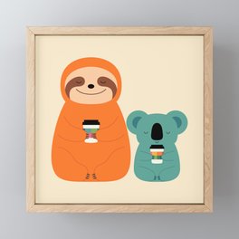 Coffee Buddy Framed Mini Art Print