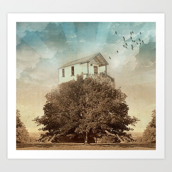 Tree House Art Print