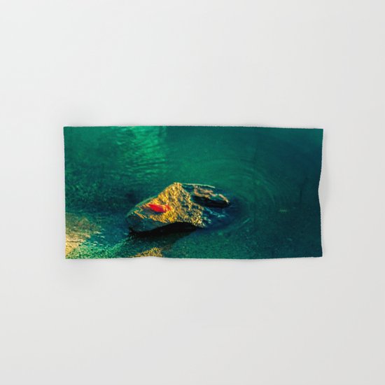 Red leaf Hand & Bath Towel