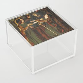 Dante Gabriel Rossetti How They Met Themselves Acrylic Box