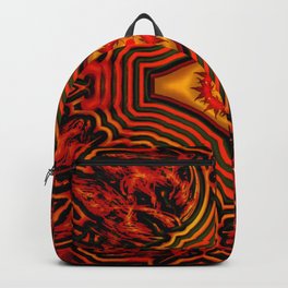Autumn everywhere and over all ... Backpack | Design, Graphicdesign, Allegorical, Seasonofyear, Digitalart, Pattern, Autumntime, Decor, Twosome, Homedecor 