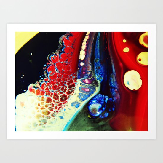 Stained Walls Art Print