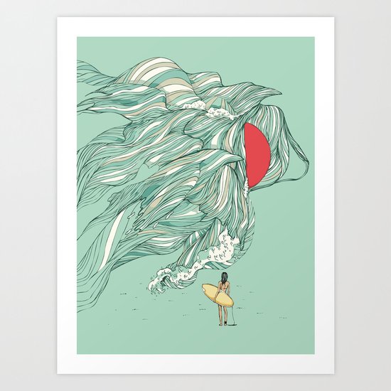 Ocean Summer Art Print