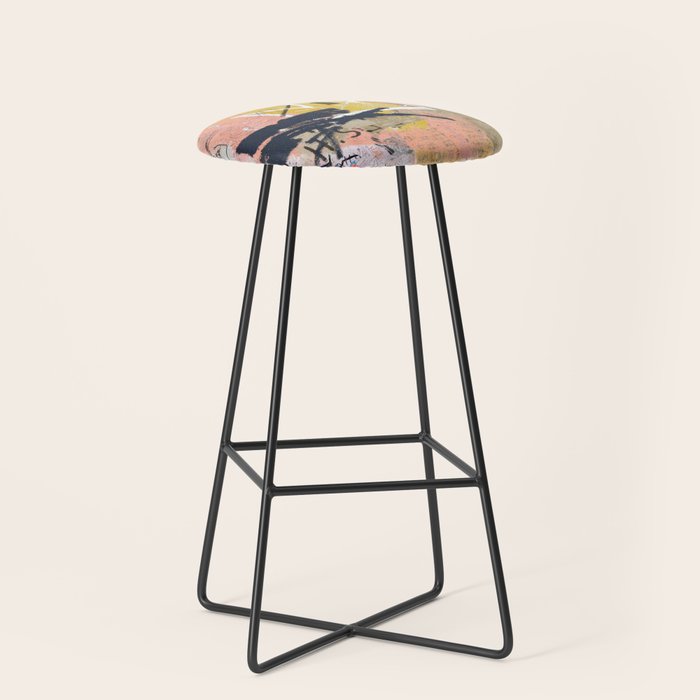Boom For Real Bar Stool By Pinkpankpunk Society6 Boom For Real Bar Stool