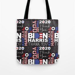 Thank You Joe Biden And Kamala Harris Pattern Tote Bag