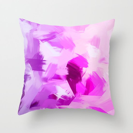 BLOSSOMS - VIOLET Throw Pillow