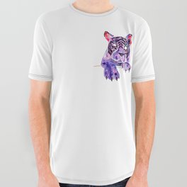 Galaxy-Tiger All Over Graphic Tee