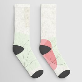 Minimal floral 2 Socks