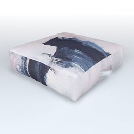 PN 1 Outdoor Floor Cushion | Modernabstract, Originalpainting, Printableabstract, Oil, Semelart, Pinknavyabstract, Digital, Pinknavywallart, Painting, Pattern 