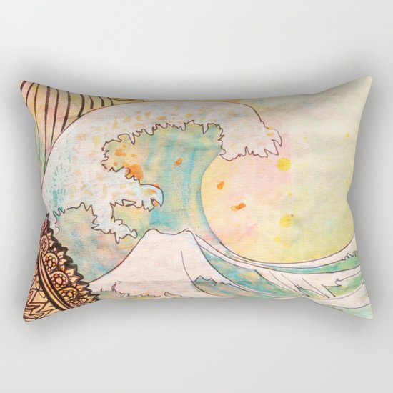 THE Wave Rectangular Pillow