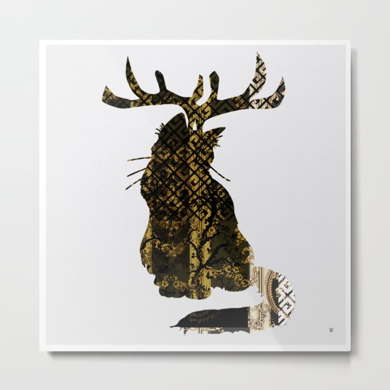FabCreature · CaTee Metal Print