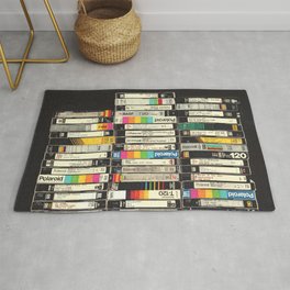 VHS Stack Area & Throw Rug