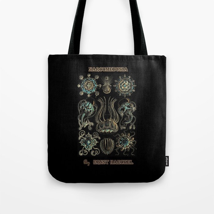 “Narcomedusia” from “Art Forms of Nature” by Ernst Haeckel Tote Bag