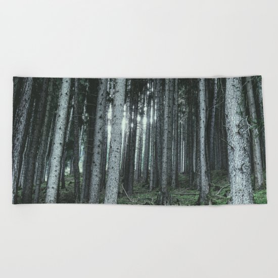 Woodland, Forest, Trees Beach Towel