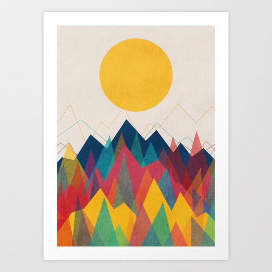 Uphill Battle Art Print