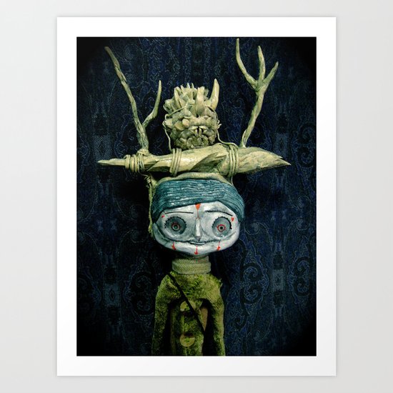 a portrait Art Print