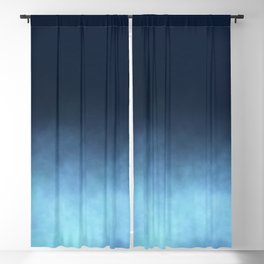 Mist - Midnight Blue Ombre Blackout Curtain