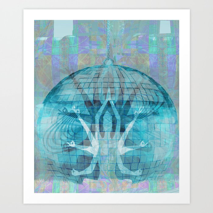Blue Kali Goddess Visionary Art Print