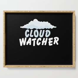 Cloud Watcher Clouds Weather Serving Tray