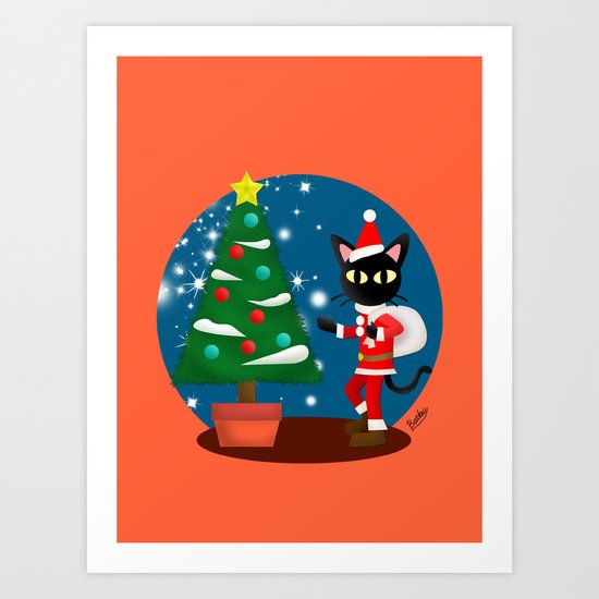 Whim's Santa Art Print