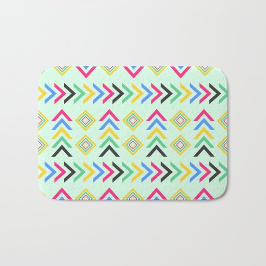 Colorful arrow pattern Bath Mat