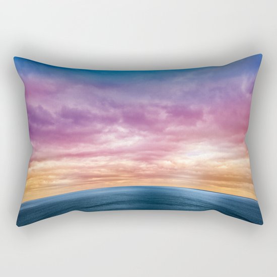 Rainbow Planet Rectangular Pillow