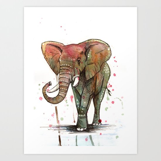 elephant Art Print