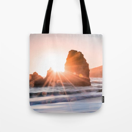 Sea light rock 4 Tote Bag