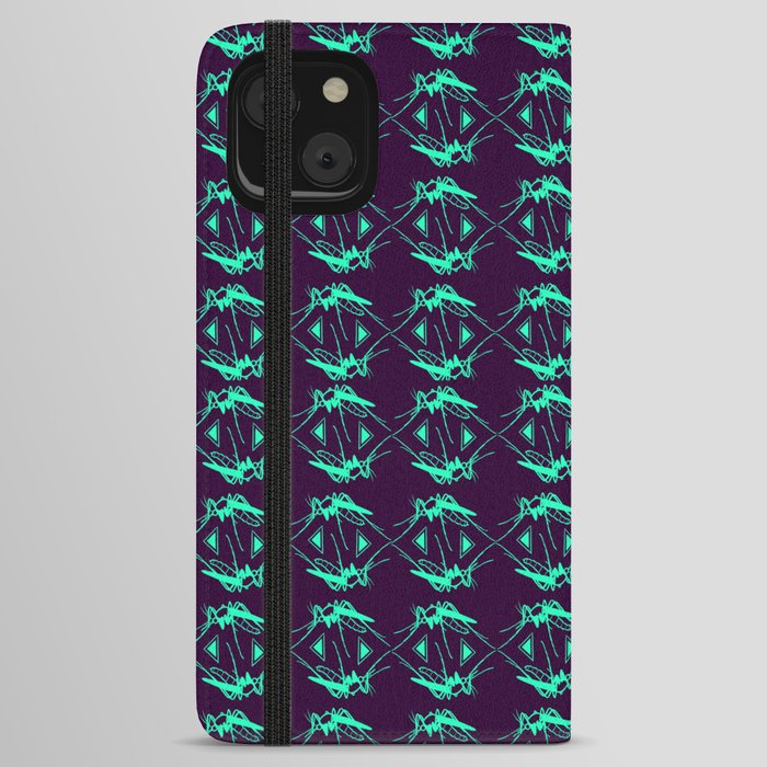 Mosquito Pattern iPhone Wallet Case