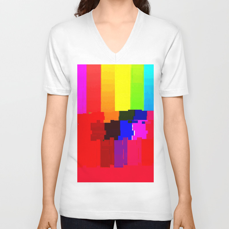 Melt V Neck T Shirt by allan redd | Society6