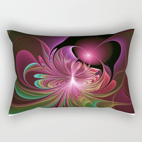 Bursting with Color Rectangular Pillow