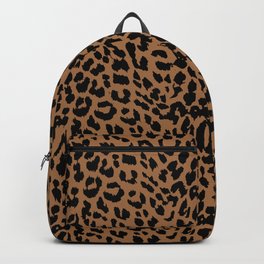 Leopard Meerkat Brown Backpack