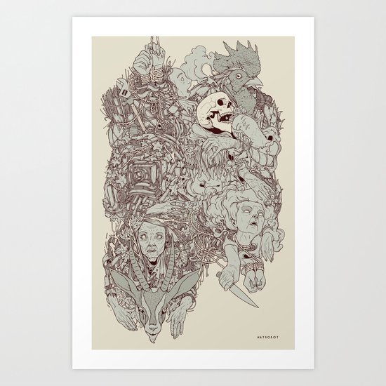 November Decay Art Print
