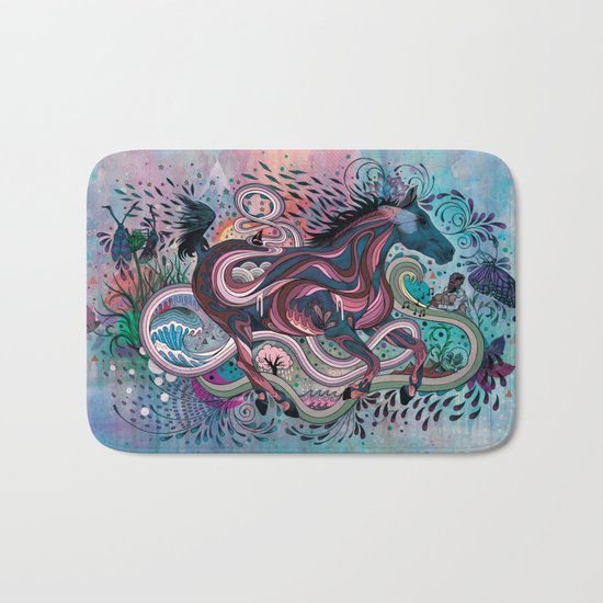 Poetry in Motion Bath Mat