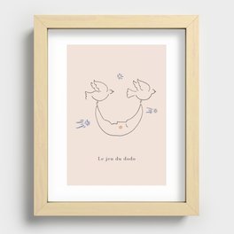 The Sleeping Game Recessed Framed Print