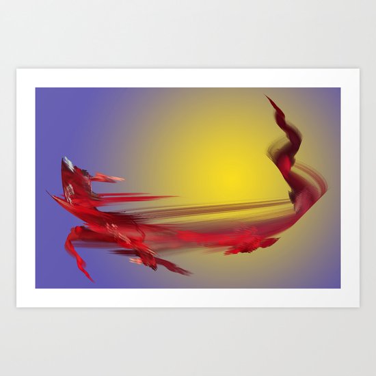 Dragon of Tenerife Art Print
