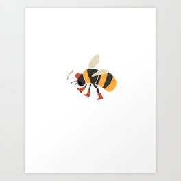 Bee Haw Art Print
