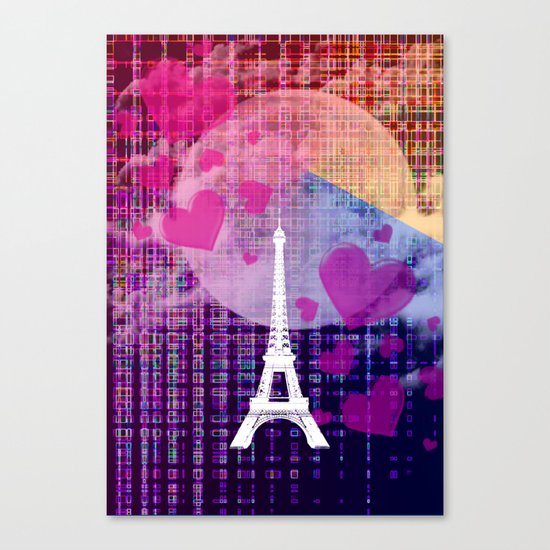 Paris Colours Canvas Print