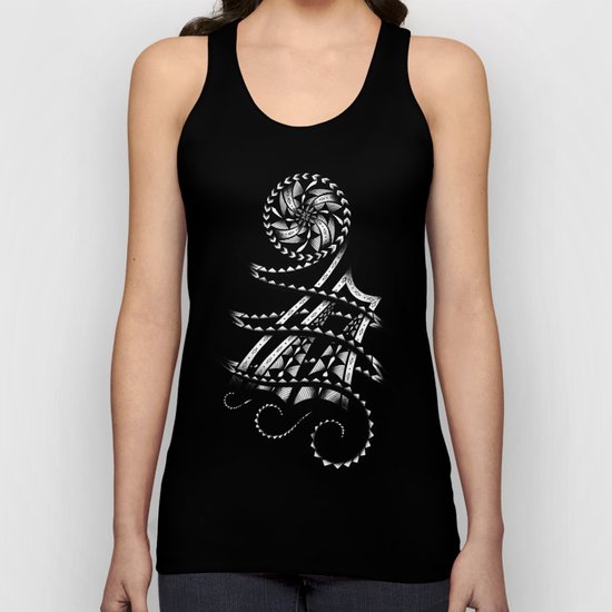Shoulder Band Tattoo Unisex Tank Top