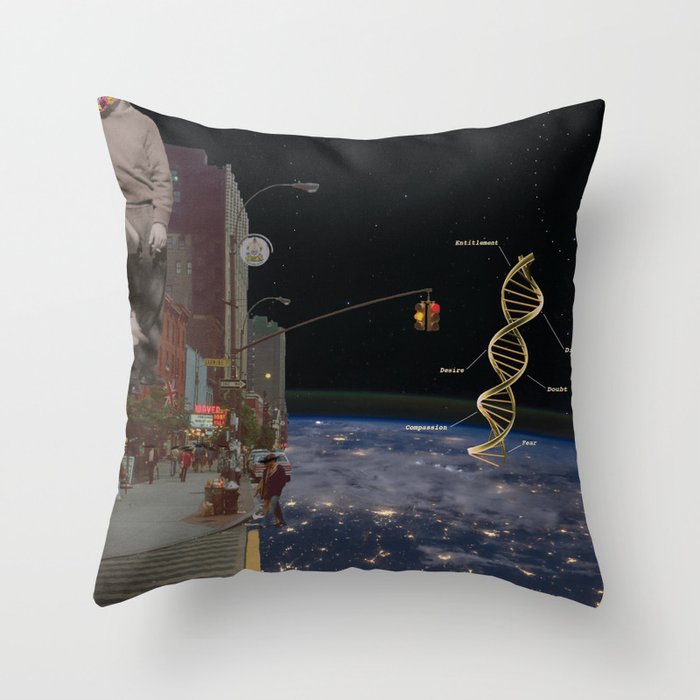 The Anatomy Of Humanity Throw Pillow