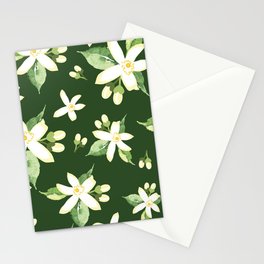 Lemon flowers on grass Stationery Cards