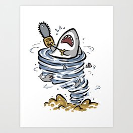 Sharknado Art Print