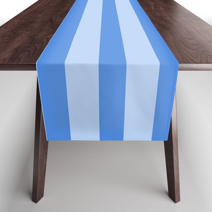 Blue Stripes - Two-Toned Table Runner